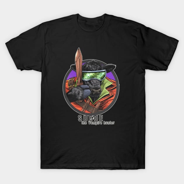 Suede the Vampire Hunter T-Shirt by ThirteenthFloor